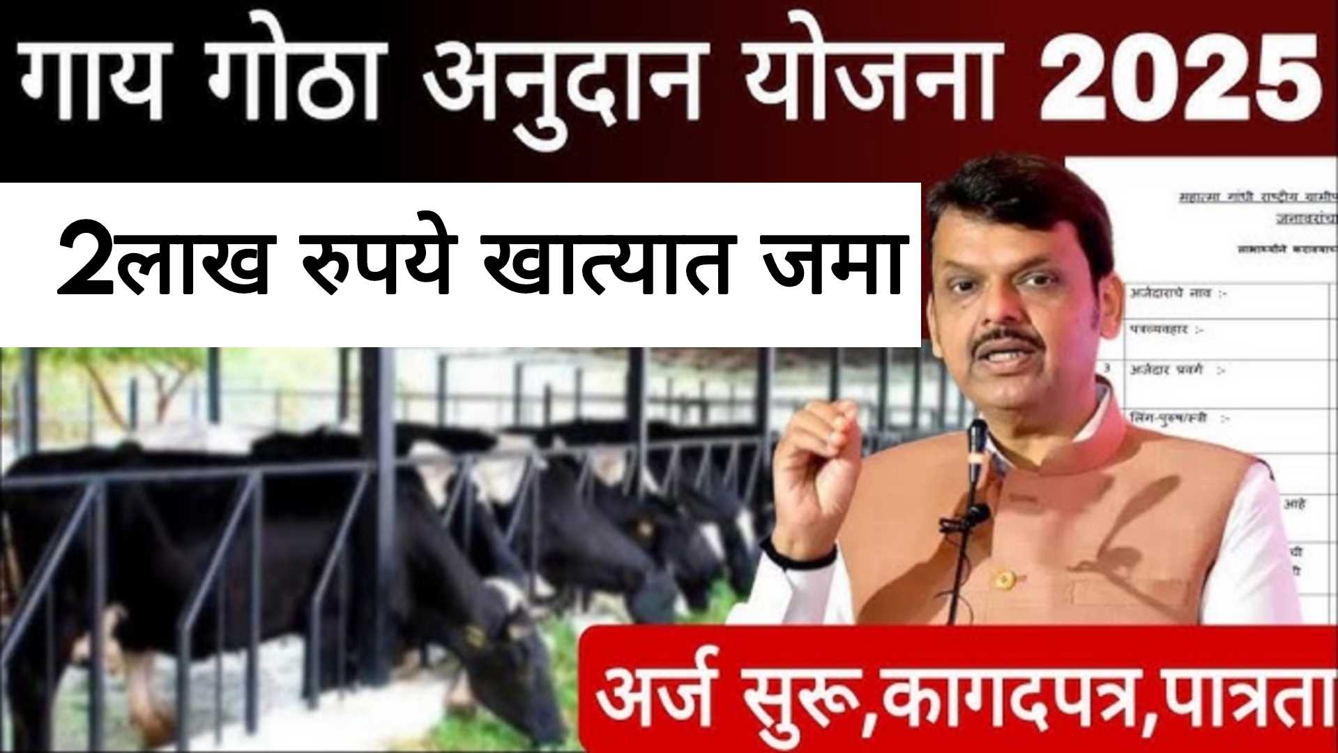 free loan cow scheme गाय गोठासाठी शेतकऱ्यांना दोन लाख कर्ज बिनव्याजी मिळणार आतच अर्ज करा