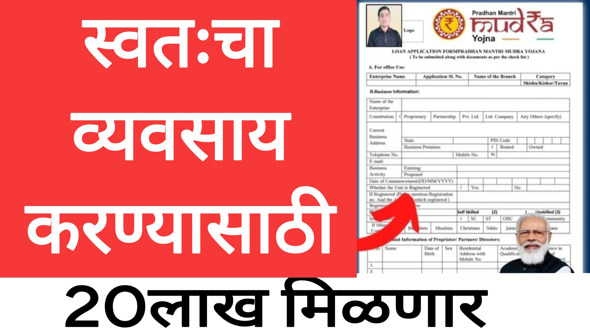 Pm mudra yojana 2025 स्वतःचा व्यवसाय करण्यासाठी सरकार देणार 20लाख रुपये पाहा पूर्ण प्रोसेस