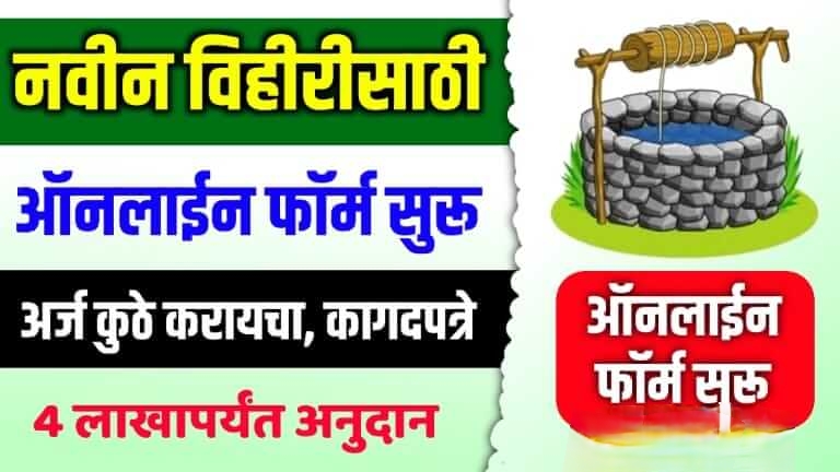 Wall anudan yojana विहीर घेण्यासाठी सरकार अनुदान देणार आताच अर्ज करा.