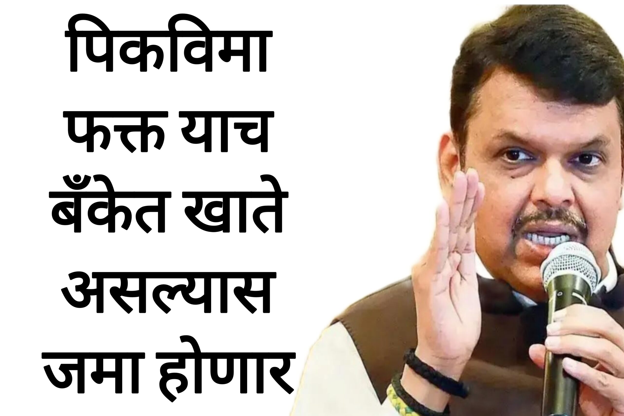 Pik vima bank account पिकविमा फक्त याच बँकेत खाते असल्यास जमा होणार