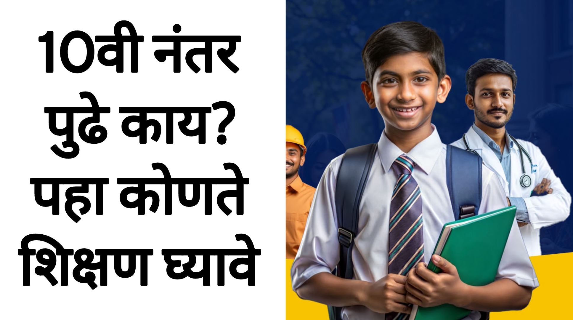 Career after 10th course 10वी नंतर पुढे काय? पहा कोणते शिक्षण घ्यावे
