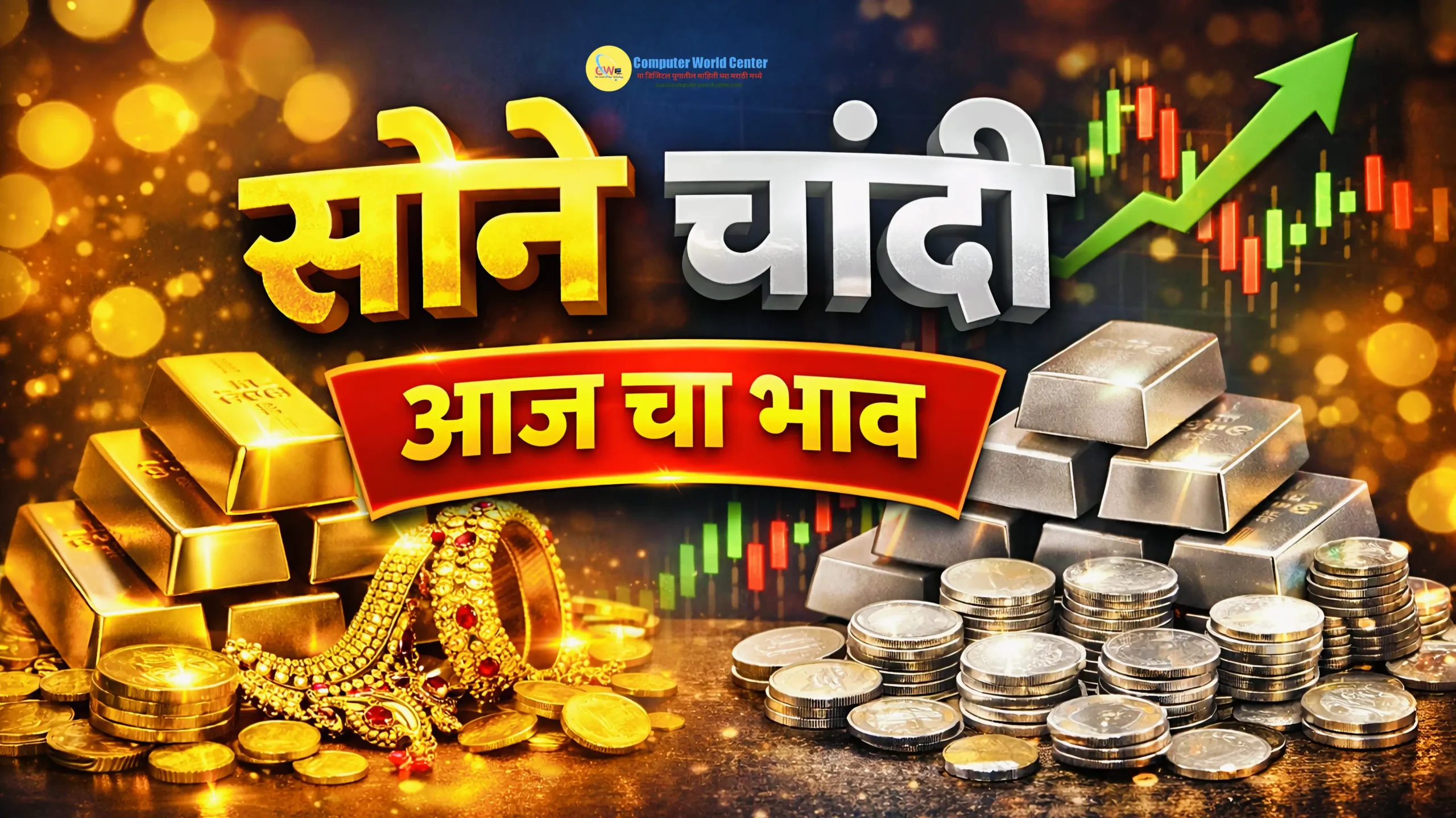 Gold-Silver Rate Today 3 February 2026 सोन्या चांदीचे भाव वाढले पहा आजचे नवीन भाव