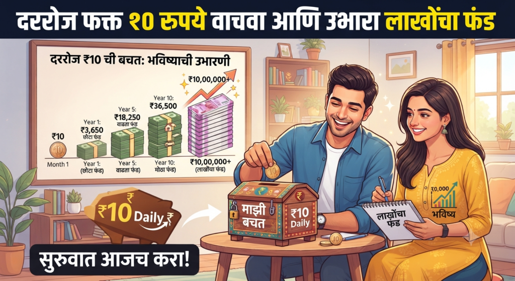 दररोज फक्त 10 रुपये वाचवा आणि उभारा लाखोंचा फंड! SIP च्या या सोप्या गणिताने व्हाल आश्चर्यचकित SIP CALCULATOR