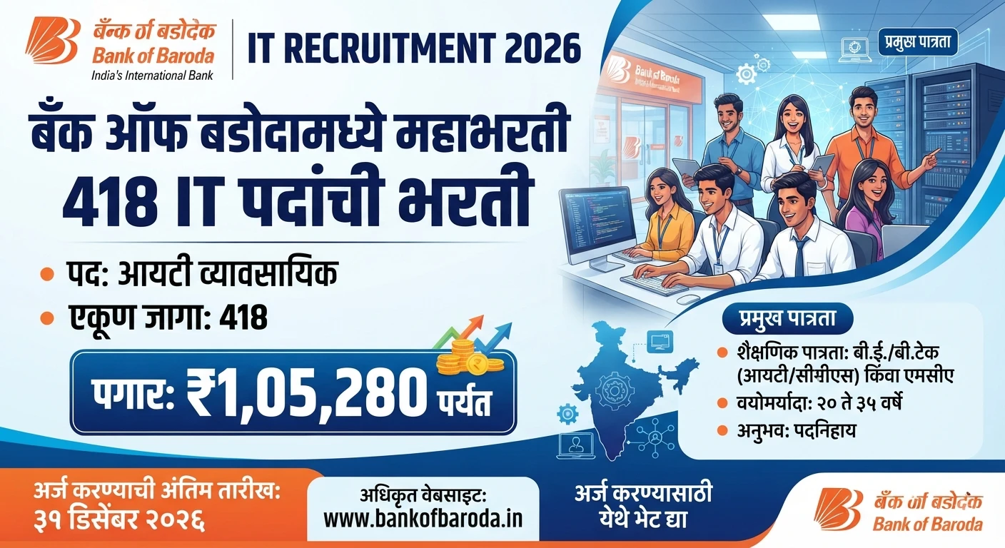 Bank of Baroda Bharti 2026